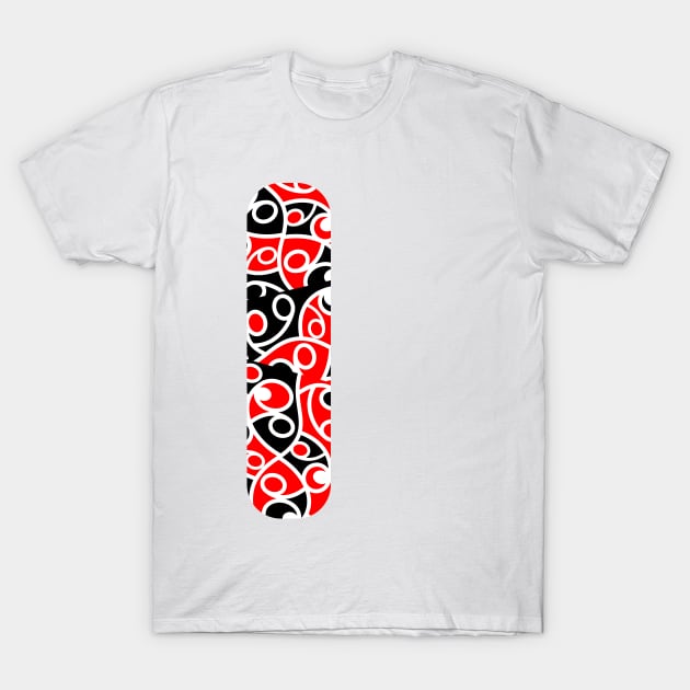 Maori Kowhaiwhai Patchwork Pattern T-Shirt by mailboxdisco